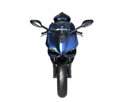 Motorcycle isolated on transparent background. 3d rendering - illustration png
