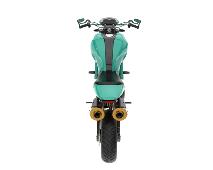 Motorcycle isolated on transparent background. 3d rendering - illustration png