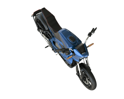 Motorcycle isolated on transparent background. 3d rendering - illustration png