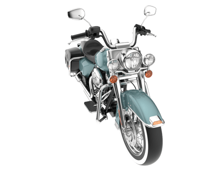 Motorcycle isolated on transparent background. 3d rendering - illustration png