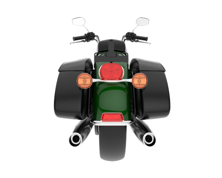 Motorcycle isolated on transparent background. 3d rendering - illustration png