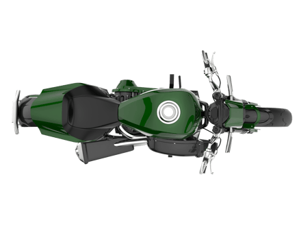 Motorcycle isolated on transparent background. 3d rendering - illustration png