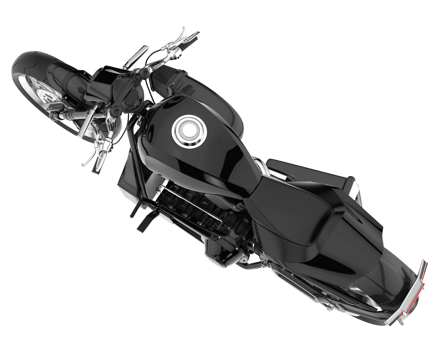 Motorcycle isolated on transparent background. 3d rendering - illustration png