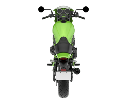 Motorcycle isolated on transparent background. 3d rendering - illustration png