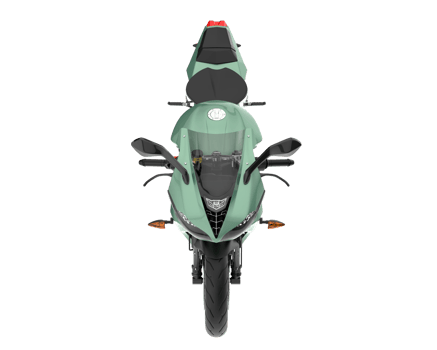 Motorcycle isolated on transparent background. 3d rendering - illustration png