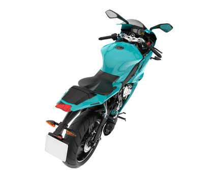 Motorcycle isolated on transparent background. 3d rendering - illustration png