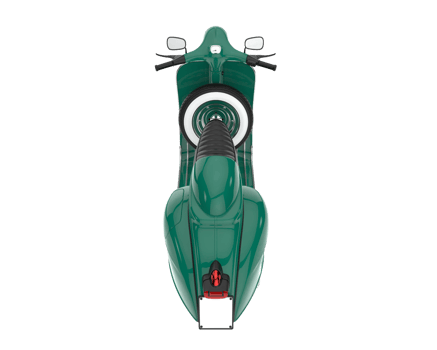Motorcycle isolated on transparent background. 3d rendering - illustration png