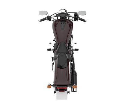 Motorcycle isolated on transparent background. 3d rendering - illustration png