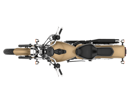 Motorcycle isolated on transparent background. 3d rendering - illustration png