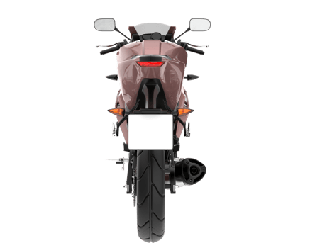 Motorcycle isolated on transparent background. 3d rendering - illustration png