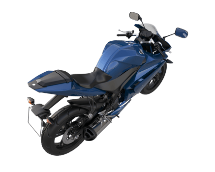 Motorcycle isolated on transparent background. 3d rendering - illustration png