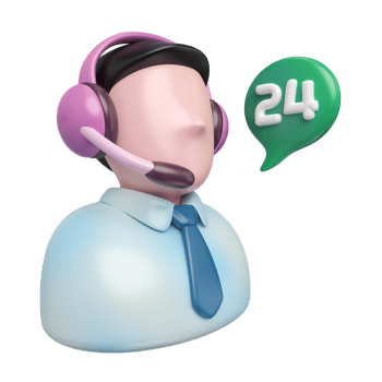 Call Center 3D Illustration Icon png