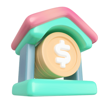 Bank 3D Illustration Icon png