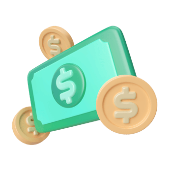Money 3D Illustration Icon png