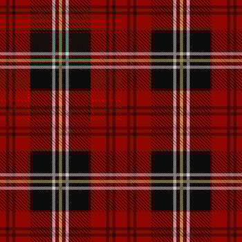 Christmas checkered black and red plaid seamless pattern vector