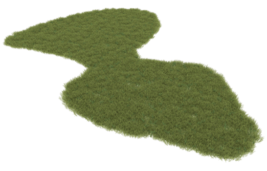 Realistic foliage isolated on transparent background. 3d rendering - illustration png