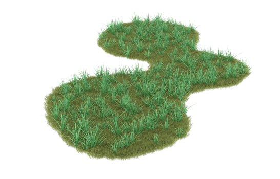 Realistic foliage isolated on transparent background. 3d rendering - illustration png