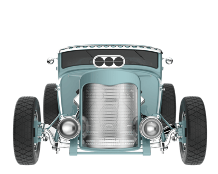 Modern car isolated on transparent background. 3d rendering - illustration png