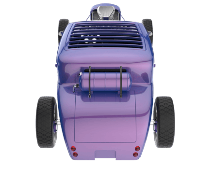 Modern car isolated on transparent background. 3d rendering - illustration png