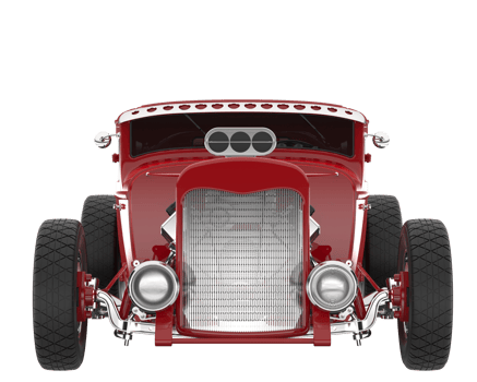 Modern car isolated on transparent background. 3d rendering - illustration png