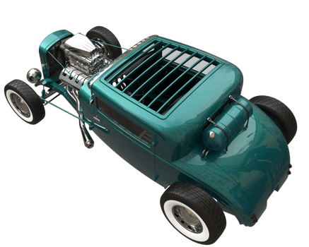 Modern car isolated on transparent background. 3d rendering - illustration png