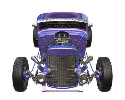 Modern car isolated on transparent background. 3d rendering - illustration png