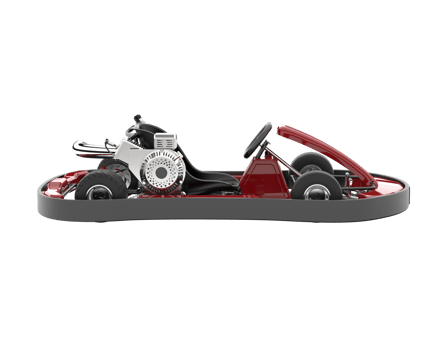 Modern car isolated on transparent background. 3d rendering - illustration png