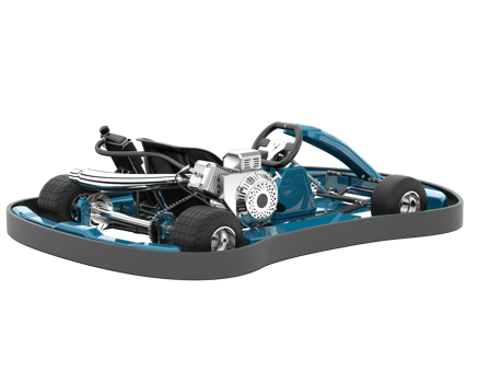 Modern car isolated on transparent background. 3d rendering - illustration png