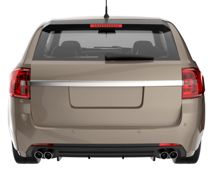 Modern car isolated on transparent background. 3d rendering - illustration png