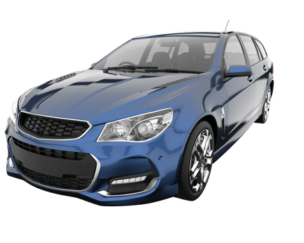 Modern car isolated on transparent background. 3d rendering - illustration png