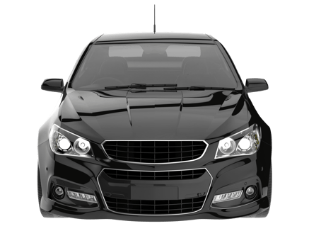 Modern car isolated on transparent background. 3d rendering - illustration png