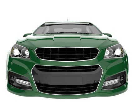 Modern car isolated on transparent background. 3d rendering - illustration png