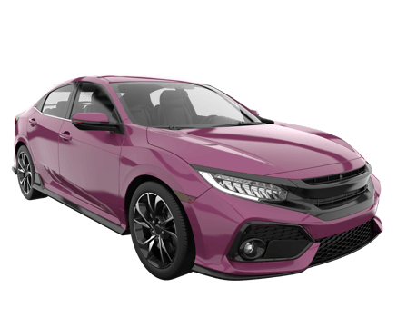 Modern car isolated on transparent background. 3d rendering - illustration png