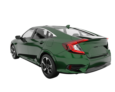 Modern car isolated on transparent background. 3d rendering - illustration png
