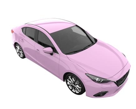 Modern car isolated on transparent background. 3d rendering - illustration png