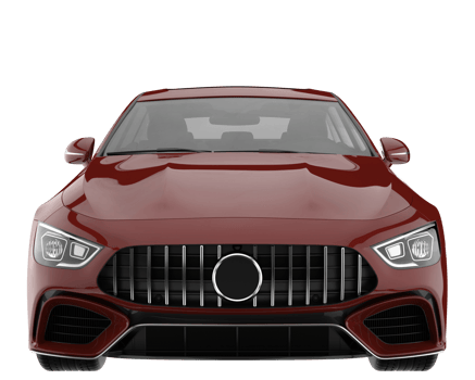 Modern car isolated on transparent background. 3d rendering - illustration png