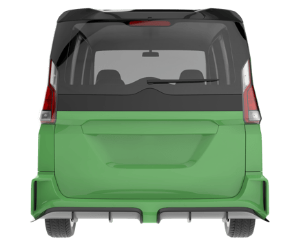 Modern car isolated on transparent background. 3d rendering - illustration png