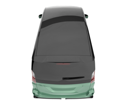 Modern car isolated on transparent background. 3d rendering - illustration png