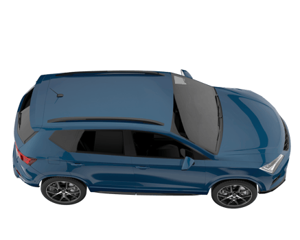 Modern car isolated on transparent background. 3d rendering - illustration png