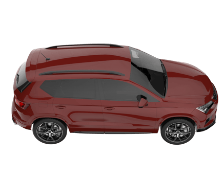 Sport car isolated on transparent background. 3d rendering - illustration png