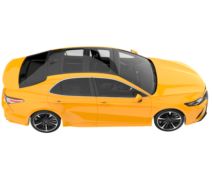 Modern car isolated on transparent background. 3d rendering - illustration png
