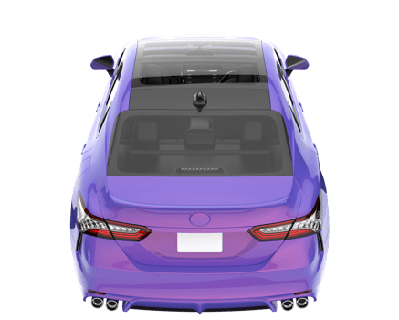 Modern car isolated on transparent background. 3d rendering - illustration png