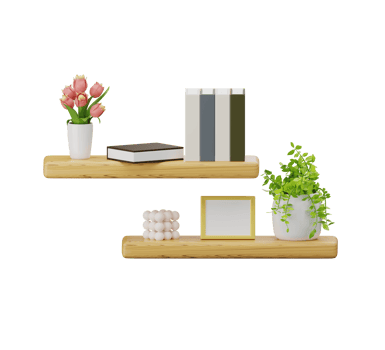3D wood shelf png