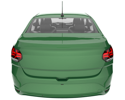 Modern car isolated on transparent background. 3d rendering - illustration png
