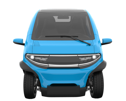 Modern car isolated on transparent background. 3d rendering - illustration png