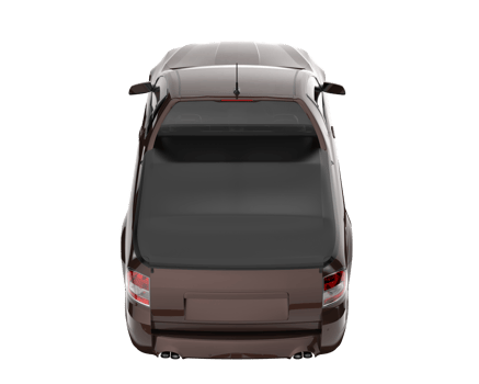 Modern car isolated on transparent background. 3d rendering - illustration png