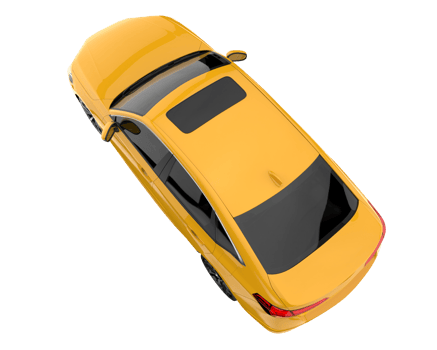 Modern car isolated on transparent background. 3d rendering - illustration png