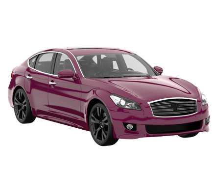 Modern car isolated on transparent background. 3d rendering - illustration png