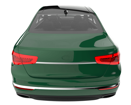 Modern car isolated on transparent background. 3d rendering - illustration png