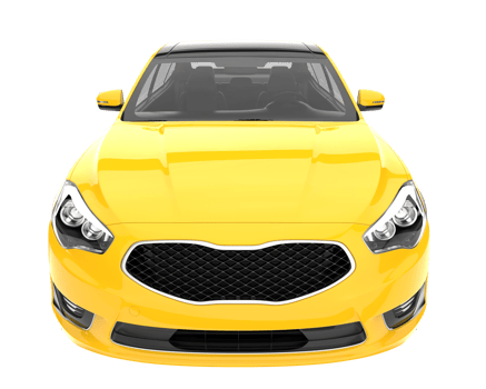 Modern car isolated on transparent background. 3d rendering - illustration png
